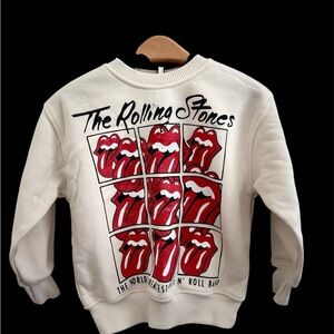 Zara boys sweatshirt rolling stones